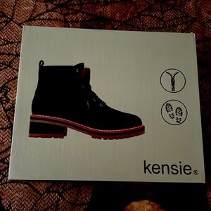 Pair of Brand New Kasha Kensie women’s zipper boot. In box.